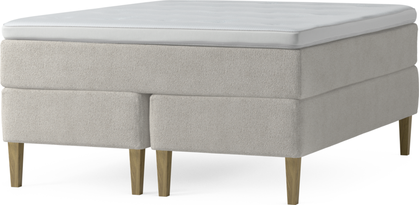 Delux Dream - Kontinentalsäng, dubbelsäng med bäddmadrass och sängben