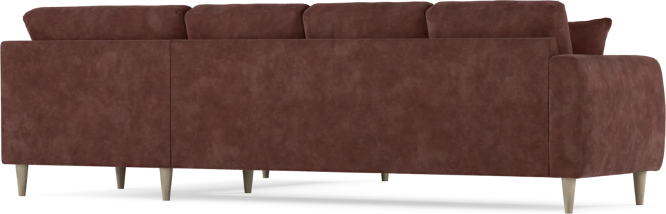 Eden - Hörnsoffa, 3+2-sits - Röd