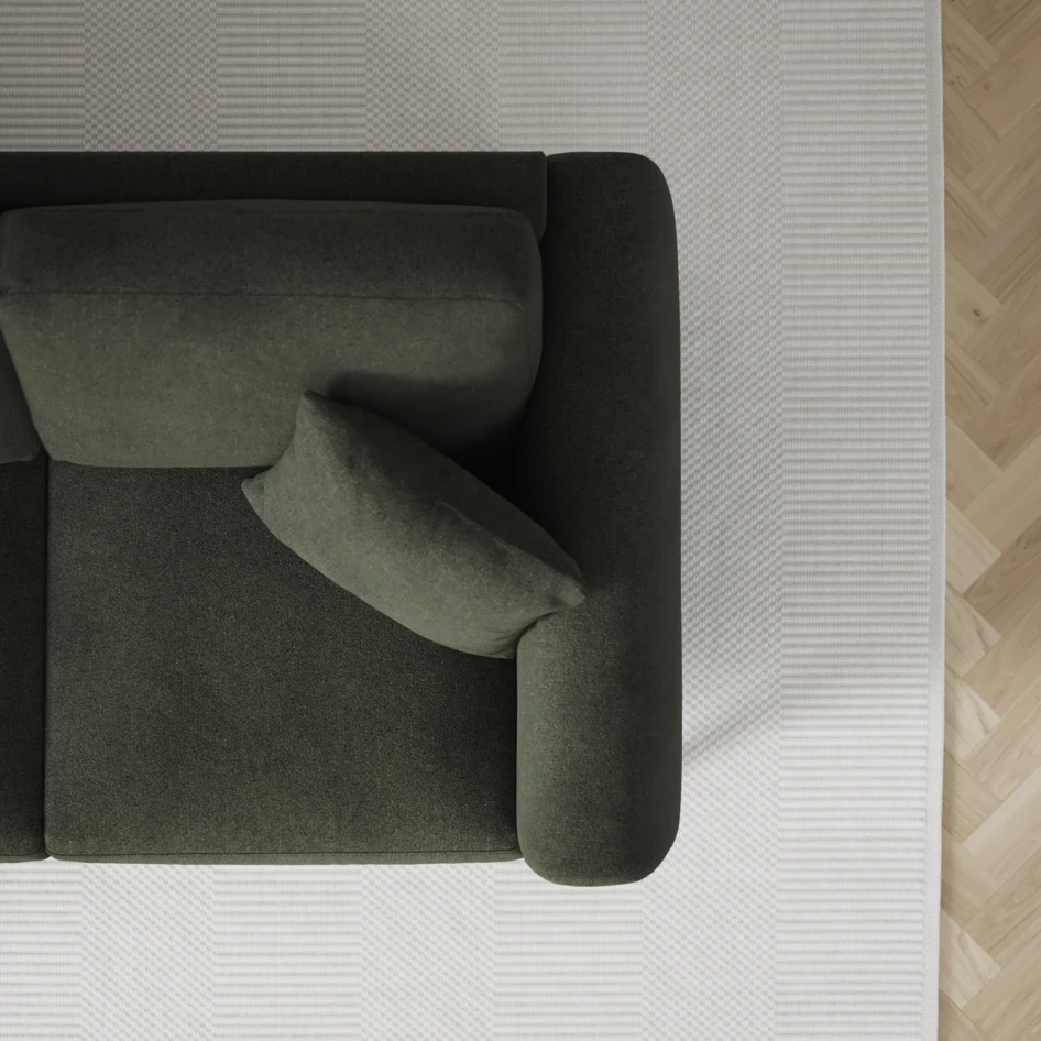 Eden - Hörnsoffa, 3+1-sits - Grön