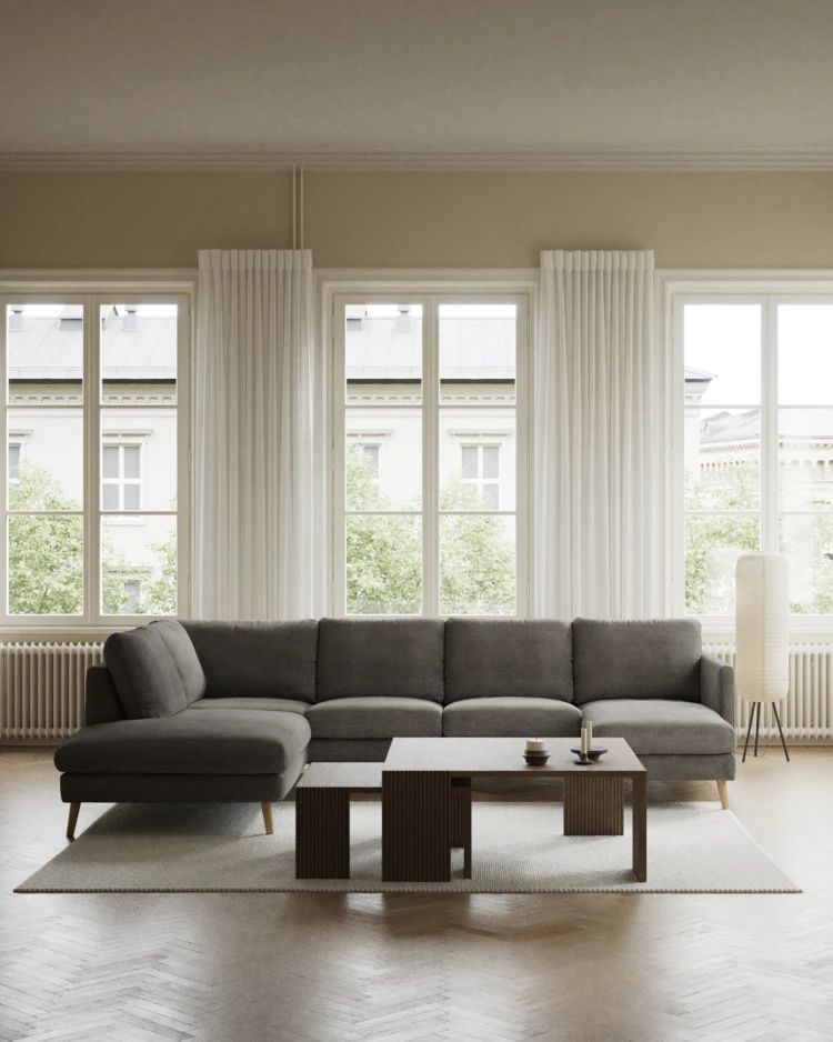 Madison - 2-sits soffa med divan vänster och schäslong höger - inspiration