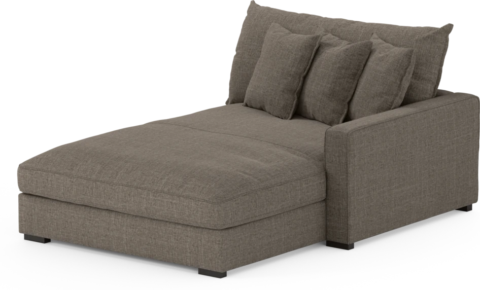 Rossi - Schäslong XL höger - Brun