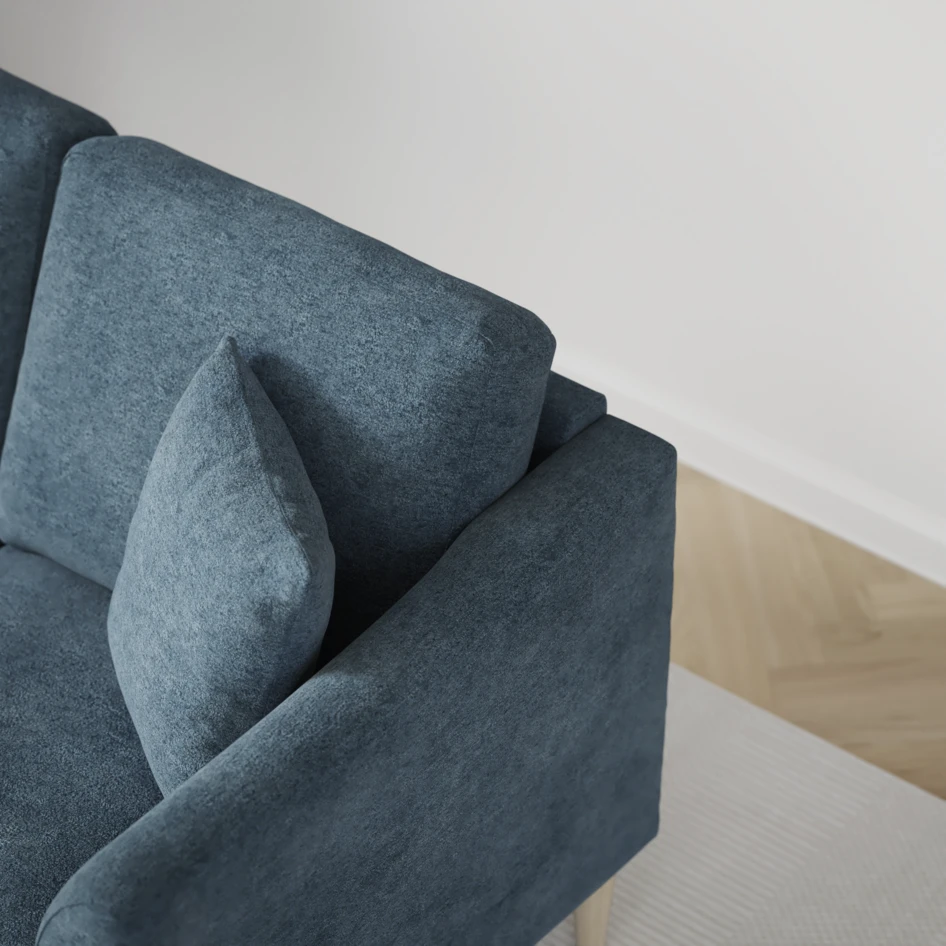 Eden - 3-sits soffa - Blå