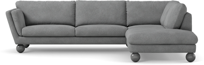 Madison Lux - 3-sits soffa med divan höger - Vit