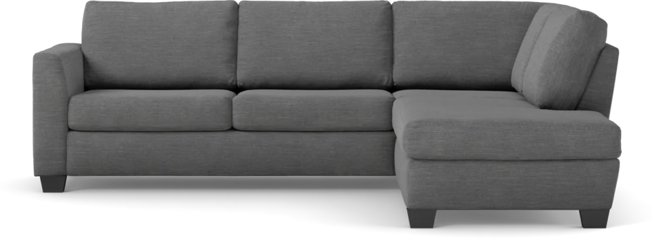 Friday - 2,5-sits soffa med divan höger - Grå