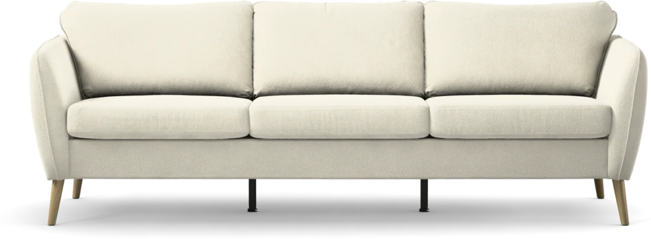 County - 3-sits soffa - Vit