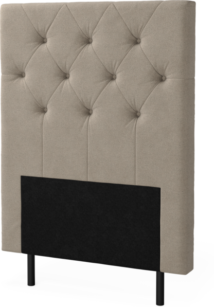 New York pikerad - Sänggavel, 90-210 cm - Beige