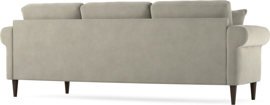 Eden - 3-sits soffa svängd - Brun