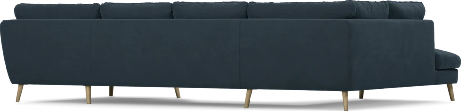 Madison - 2-sits soffa med divan vänster och schäslong höger - Blå