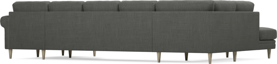 Eden - 3-sits soffa med divan vänster och schäslong höger - Grå