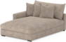 Rossi - Schäslong XL vänster - Beige