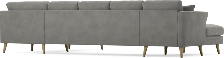 Eden - 3-sits soffa med schäslong vänster och divan höger - Grå