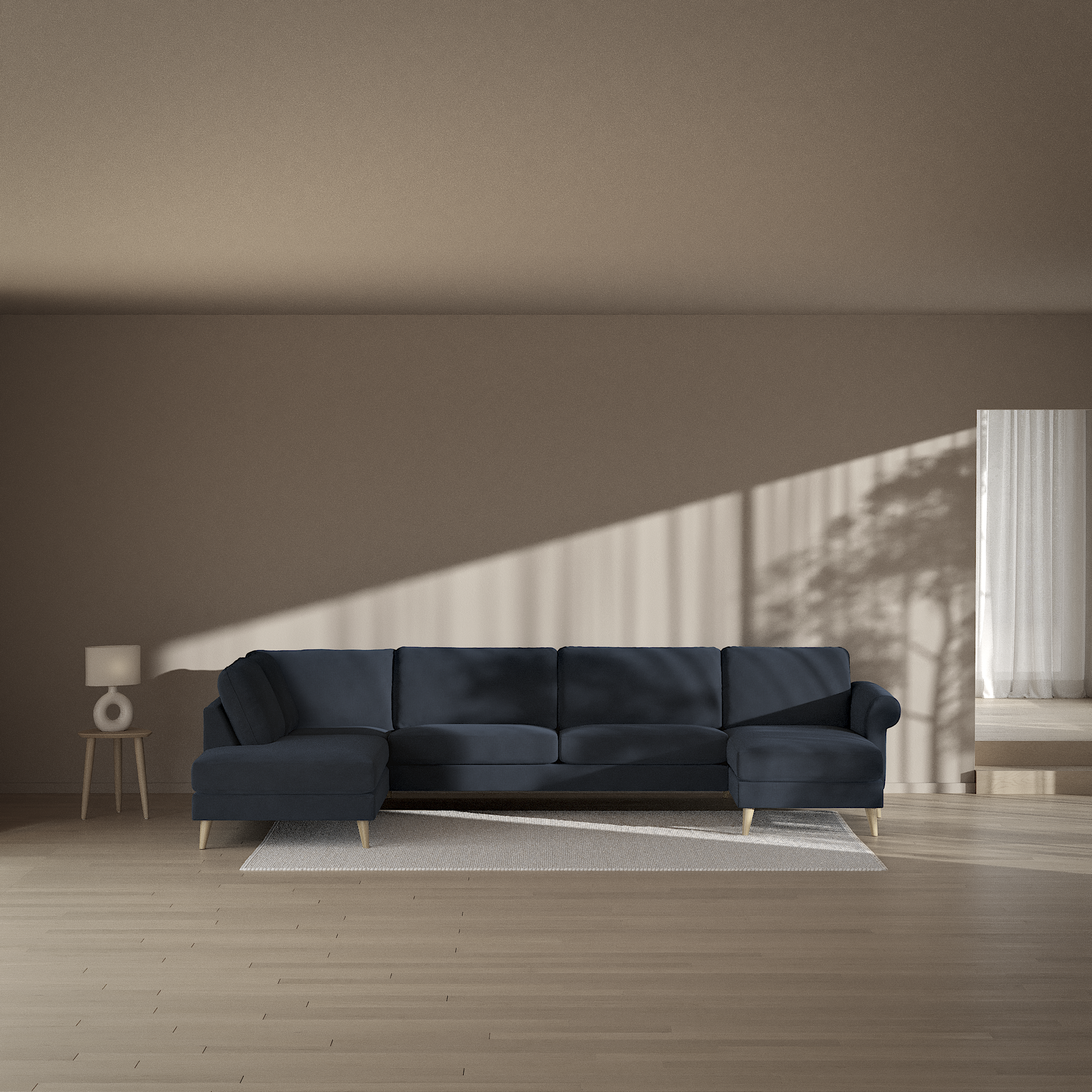 Bridge - 3-sits soffa med divan vänster och schäslong höger - inspiration