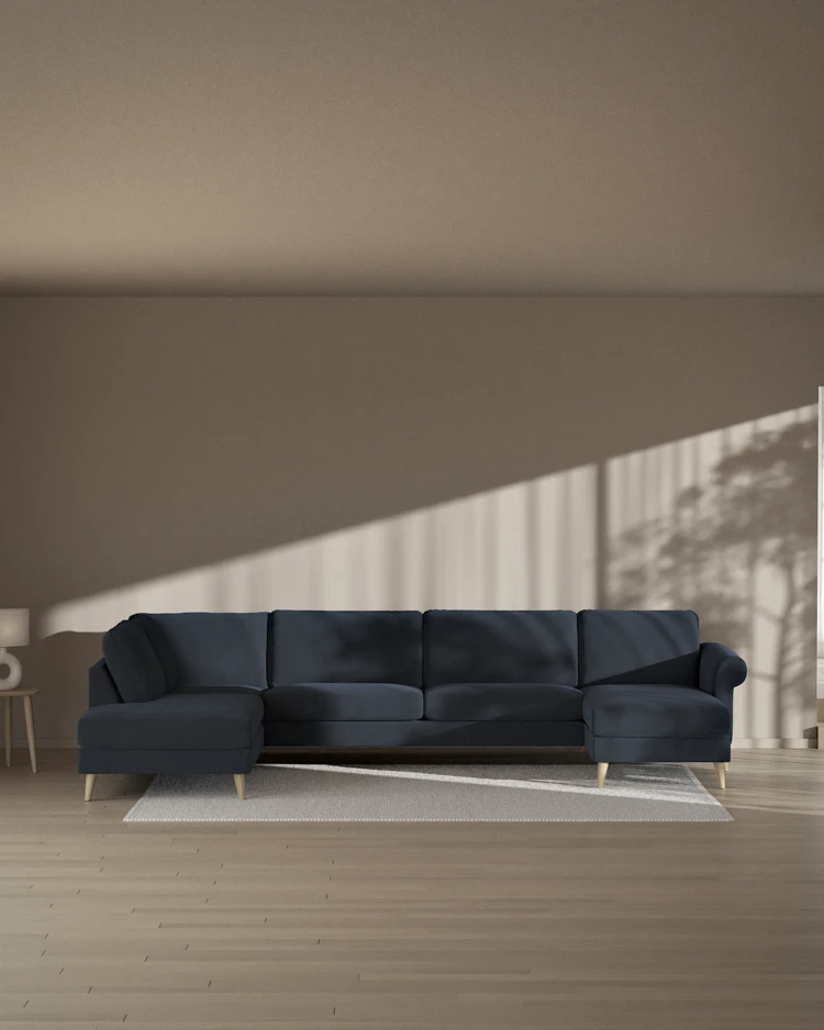 Bridge - 3-sits soffa med divan vänster och schäslong höger - inspiration