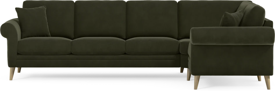 Eden - Hörnsoffa, 3+1-sits - Grön