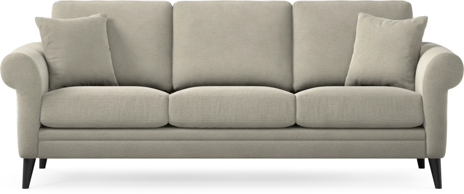Eden - 3-sits soffa - Brun