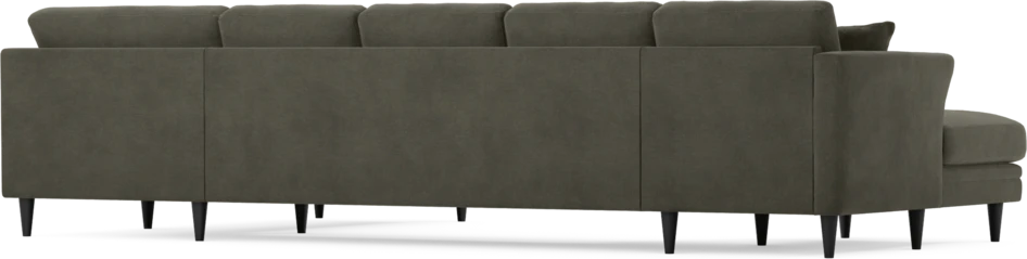 Eden - 3-sits soffa med schäslong vänster och divan höger - Grå