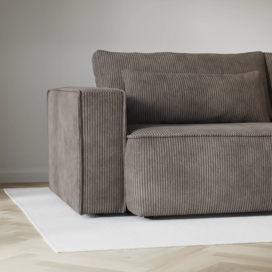 Ide - Bäddsoffa 4-sits - Brun