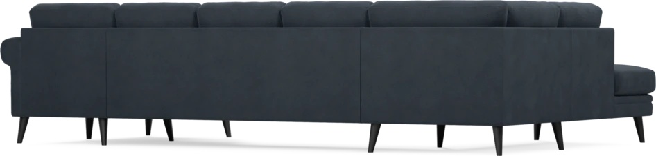 Eden - 3-sits soffa med divan vänster och schäslong höger - Blå