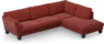 Madison Lux - 3-sits soffa med divan höger - Rosa