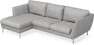 Madison Lux - 2-sits soffa med schäslong vänster - Grå