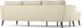 County - 3-sits soffa med flyttbar schäslong - Beige