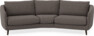 Madison - 3-sits soffa svängd, 90 cm - Grå