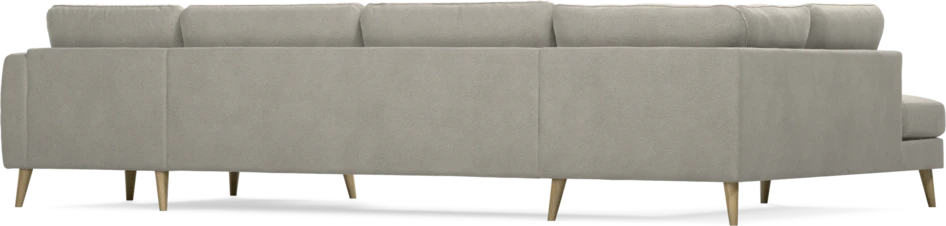 Bridge - 3-sits soffa med divan vänster och schäslong höger - Grå