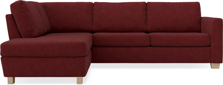 Friday - 2,5-sits soffa med divan vänster - Rosa