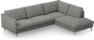 Madison Lux - 3-sits soffa med divan höger - Grå