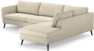 County - 2,5-sits soffa med divan höger - Beige