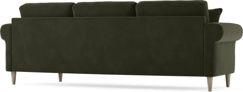 Eden - 3-sits soffa svängd - Grön