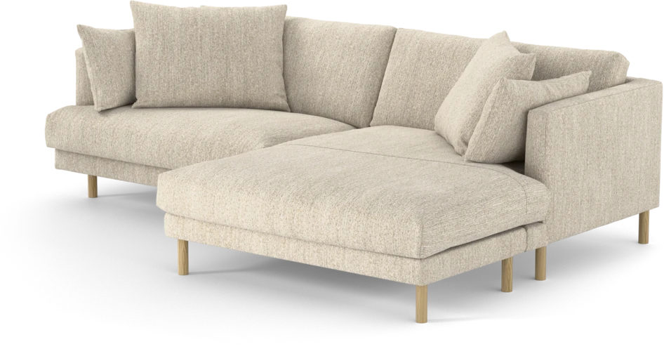 Harper - 4-sits med schäslong XL höger - Beige
