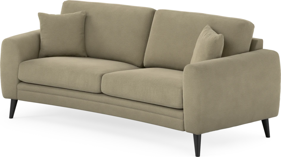 Eden - 2,5-sits soffa svängd - Beige