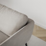 Madison Lux - 2-sits soffa med schäslong vänster - Grå