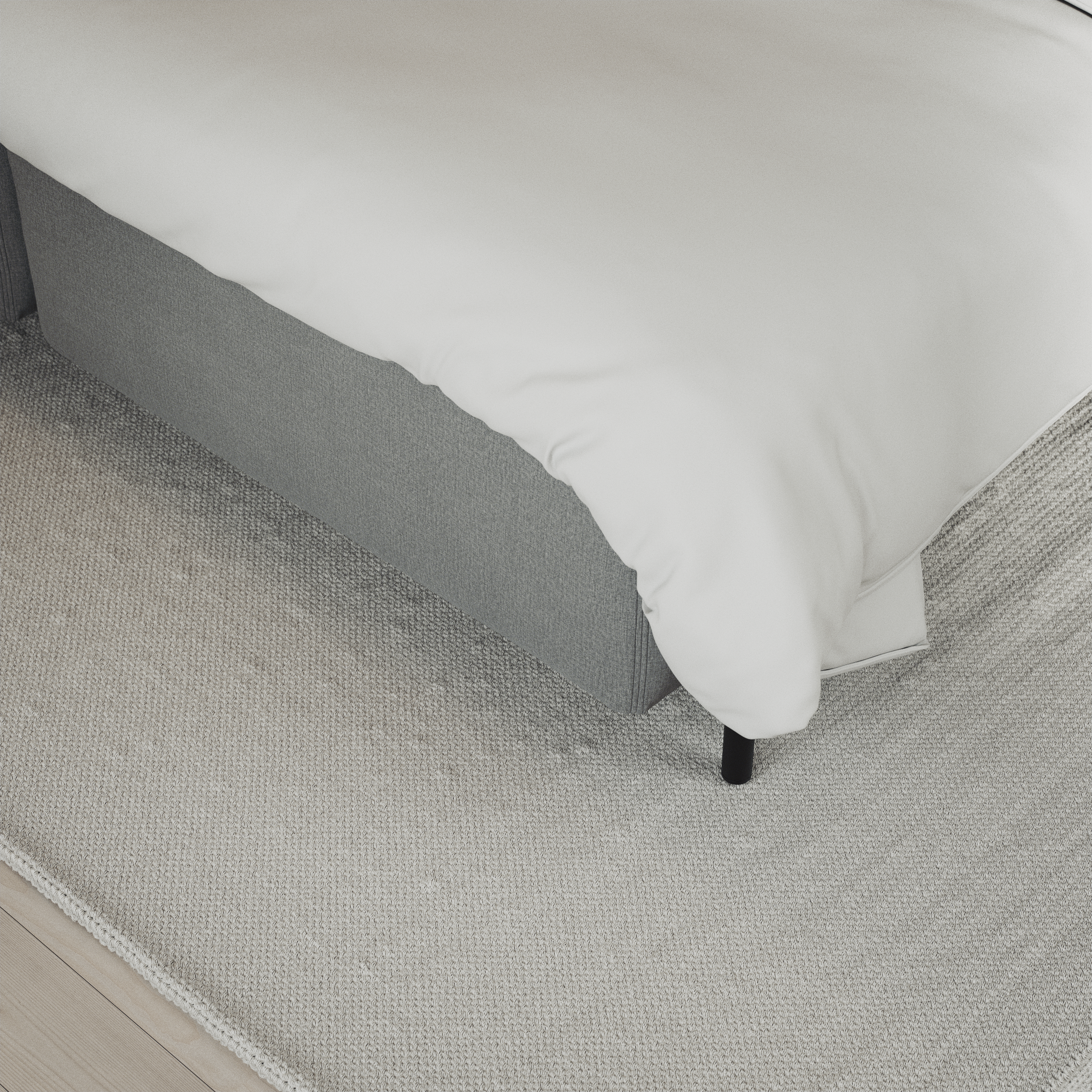 Delux Exclusive - Kontinentalsäng, enkelsäng 120 cm med bäddmadrass och sängben - inspiration