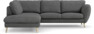 Madison Lux - 2-sits soffa med divan vänster - Vit