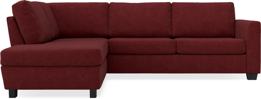 Friday - 2,5-sits soffa med divan vänster - Rosa