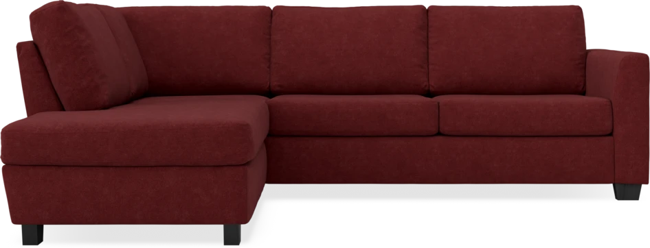 Friday - 2,5-sits soffa med divan vänster - Rosa