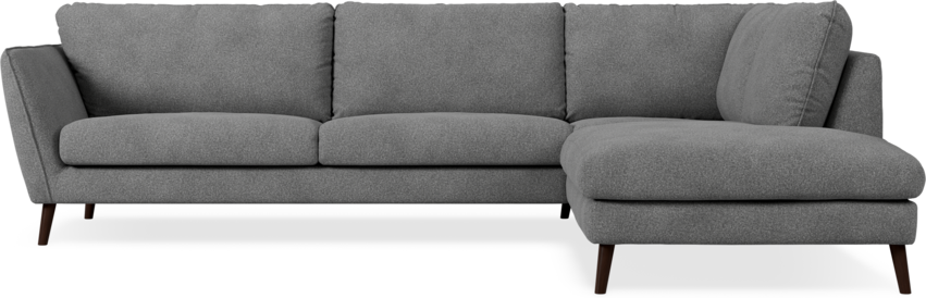 Madison Lux - 3-sits soffa med divan höger - Vit