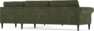 Bridge - Hörnsoffa, 3+3-sits - Grön