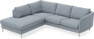 Madison - 2-sits soffa med divan vänster - Blå