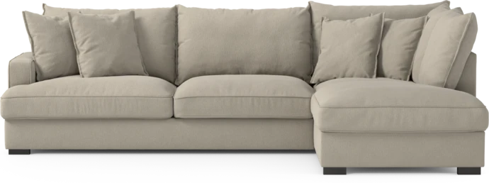 Mila, 3-sits soffa med divan höger