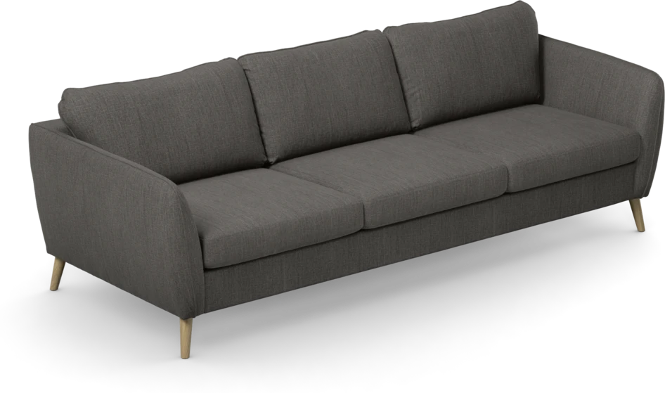 County - 3-sits soffa - Brun