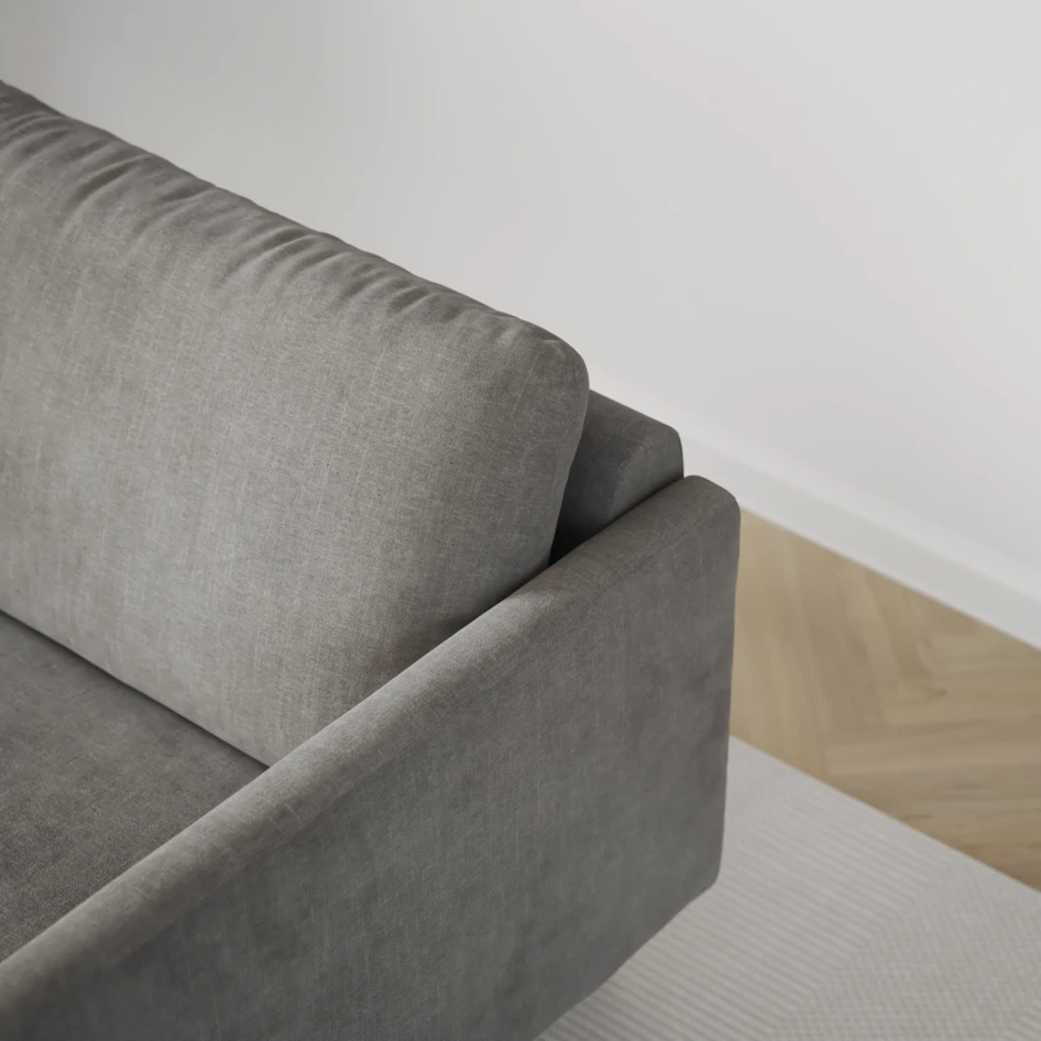 Madison Lux - Hörnsoffa 2+3-sits, hörn 2 - Grå