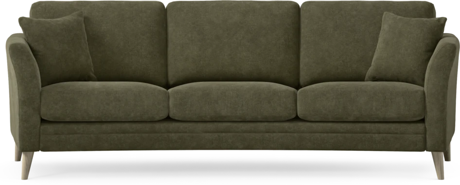 Eden - 3-sits soffa svängd - Grön