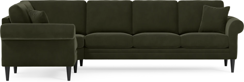 Eden - Hörnsoffa, 1+3-sits - Grön