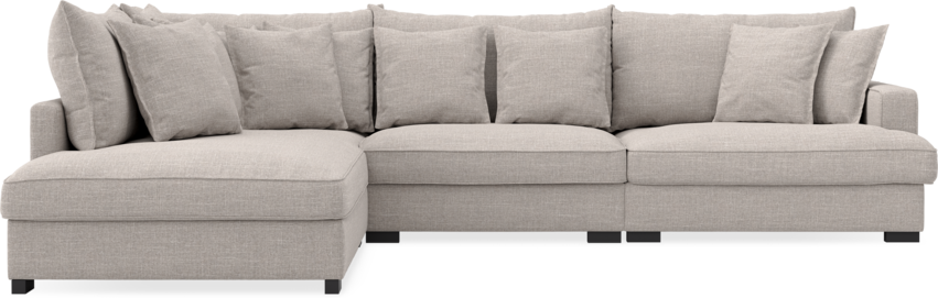 Rossi - 3-sits soffa med divan vänster - Beige