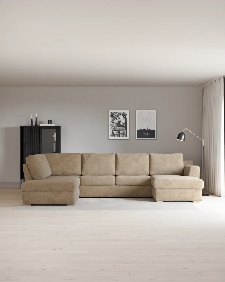 Friday - 3-sits soffa med divan vänster och schäslong höger - inspiration