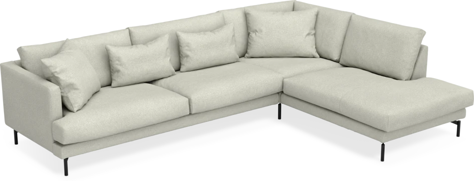 Harper - 3-sits soffa med divan höger - Beige