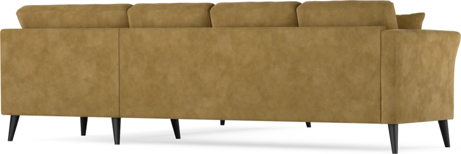 Eden - Hörnsoffa, 3+3-sits - Gul